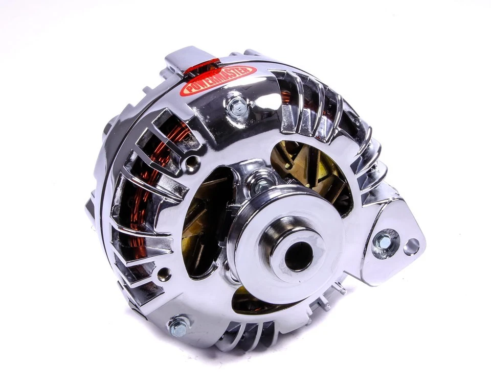 POWERMASTER Chrome Mopar Alternator 95 Amp Single Pulley 17519 Foto 1 de 1