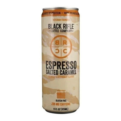 Black Rifle Coffee RTD (espresso de caramelo salado, 11 fl oz (paquete de 12)) Foto 1 de 4