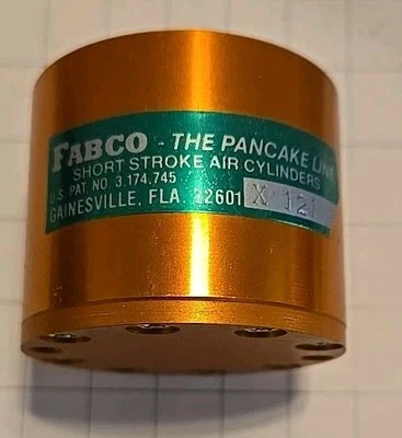 Пневматический компактный цилиндр для блинов Fabco Air X-121-X новый из старых запасов - Изображение 1 из 4