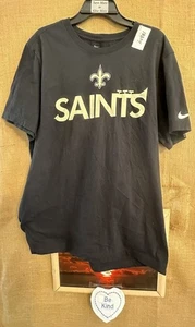 Nike The Nike Tee Schwarz Erwachsene Unisex XL New Orleans Saints NFL Nicaragua - Bild 1 von 3