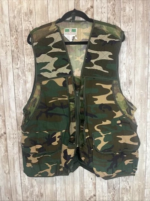 Game Winner Sportswear Vintage Camouflage Hunting Fishing Vest Men’s XL 46/48 - Image 1 of 4