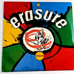 Erasure The Circus Lp Die Cut Sleeve Vg+/Vg+ - Picture 1 of 4