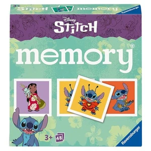 Ravensburger Disney Stitch Mini Memory Game 48 Photo Cars Children Puzzle Age 3+ - Picture 1 of 3