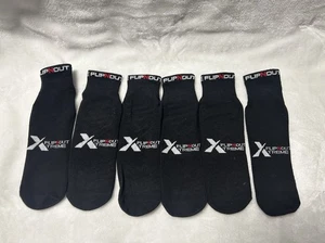 3 paia calze nere per bambini flip N out grip taglia XXL - Foto 1 di 4