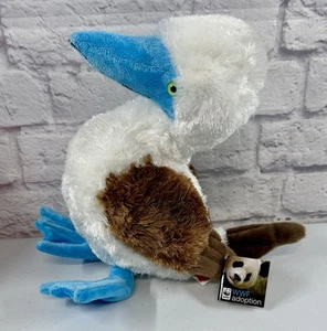 *BRAND NEW* Wild Republic Blue Footed Booby Bird Plush WWF Adoption 14” - Picture 1 of 2
