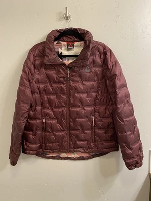 Gerry Women’s Size XL Burgundy Quilted Down/Feather Full Zip Jacket - Image 1 of 4