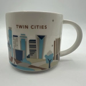 Taza de té café Starbucks Twin Cities You Are Here Series Collection 14 oz YAH - Imagen 1 de 6