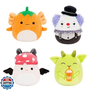 Squishmallows Original 5 Zoll Halloween 4er Pack - Gabine Kürbis Axolotl, Fitzy - Bild 1 von 5