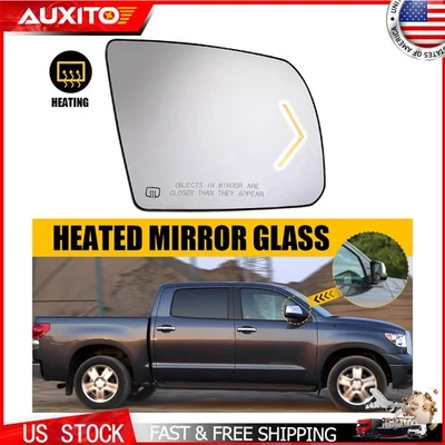 Espejo retrovisor vidrio térmico pasajero derecho h para Toyota Sequoia 2008-2017/Tundra 07-2021 Foto 1 de 4