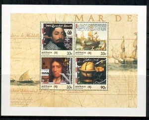 AUSTRALIA 1987 Tasman & Dampier min sheet MUH - Picture 1 of 2
