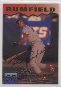 1995 Signature Rookies Previews Signatures /6000 Toby Rumfield #31 Auto