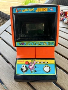 Donkey Kong Jr. Coleco Tabletop Mini Arcade Spiel Nintendo 1983 ohne Akkudeckel  - Bild 1 von 10