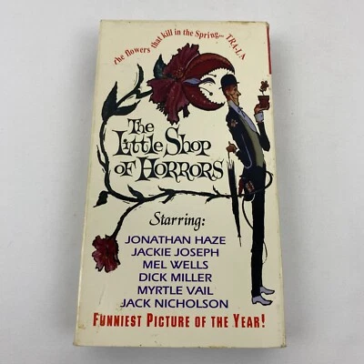 The Little Shop Of Horrors (1960) VHS - Jack Nicholson - RARE Alpha VHS Release Foto 1 de 4