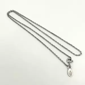 925 Sterlingsilber Vintage signiert Rolo Kette Glieder Halskette 17" - Bild 1 von 6