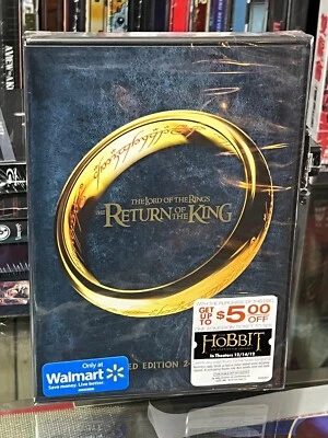 Lord of the Rings Return of the King 2 Disc Extended (DVD) Peter Jackson, NEW! Foto 1 de 4