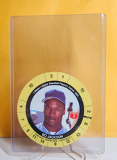 BO JACKSON 1991 CADACO BASEBALL GAME CARD DISC MINT IN 4X6 TOPLOADER RARE