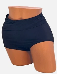 Vintage Crownette Brief Panties Black Full Figure Plus Size 4X 39/40 - Picture 1 of 10