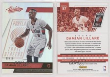 2015-16 Panini Absolute Spectrum Gold /10 Damian Lillard #87