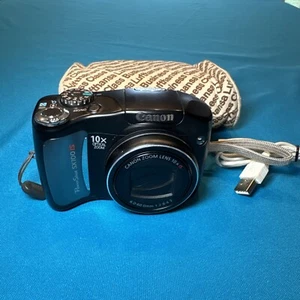 Canon PowerShot SX100 IS 8.0MP Digital Camera - Black - Picture 1 of 7