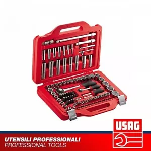 VALIGETTA CASSETTA USAG 1/2 BUSSOLE JUST 601 1/4-1/2 J100 PZ. ASSORTIMENTO TORX - Foto 1 di 2
