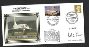 CONCORDE, EDICIÓN FIRMADA PILOTO, 30 ANIVERSARIO, CAPITÁN LESLIE SCOTT FIRMADO - Imagen 1 de 1