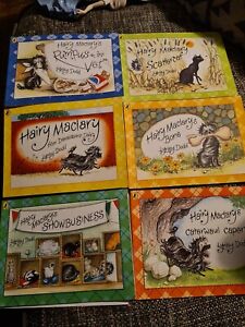 Hairy Maclary 6x Books & 5 Cd's Read Along In Carry Case Rare