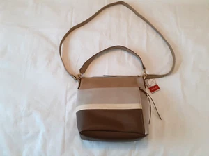 Relic 3 Tone Neutral Convertible Crossbody Handbag New With Tags - Picture 1 of 1