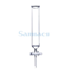 Säulendurchmesser 16 mm Länge 200/300 mm Säulenglas PTFE Kolbenchromatographie - Bild 1 von 3