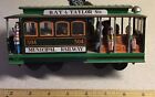 MUNICIPAL RAILWAY TIN FRICTION STREET CAR TROLLEY TOY MADE IN JAPAN
