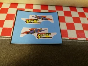 Corgi Juniors Superman Van Full Set of stickers ONLY NO CAR - Picture 1 of 3