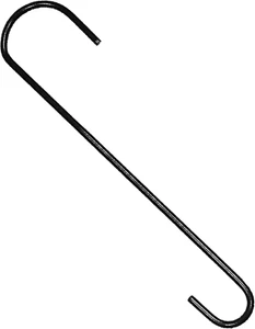 12-Inch Extension Steel Hook, Windchimes - Picture 1 of 12