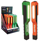 Infapower 1 Watt COB LED Penlight Rotating Magnetic Clip Green / Orange - 1x