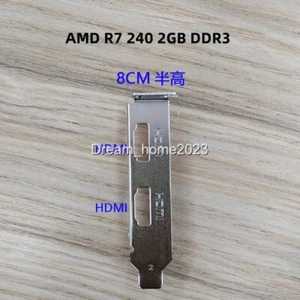 Low Profile Bracket For Sapphire Radeon R7 240 340 SPARKL RX550 Graphics Card - Picture 1 of 4