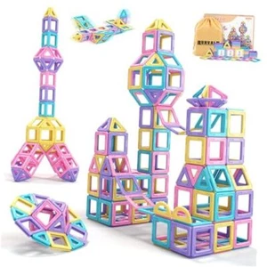 Toddler Girl Toys, Magnetic Tiles Basic Set, Birthday Gifts Ideas for 44pcs - Picture 1 of 7