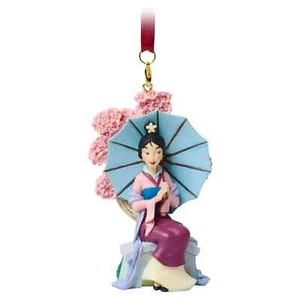 Disney Parks Princess Mulan Sketchbook Christmas Ornament New - Picture 1 of 1