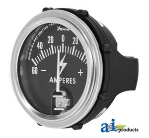 A and I, 50A60 Gauge, Ammeter (60-0-60), for Case-IH Tractor, Ford / New Holland - Picture 1 of 2