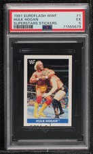 1991 Diamond Publish WWF SuperStars Stickers Hulk Hogan #1 PSA 5