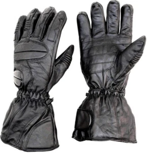 Guantes de moto de nieve para adultos CUERO negro cálido esquí frío invierno guante liquidación de nieve - Imagen 1 de 3
