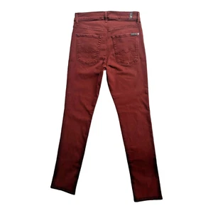 7 For All Mankind Men's Slimmy Rust Colored  Jeans 32” x 33” - Picture 1 of 9