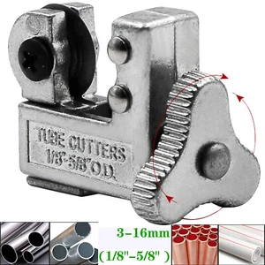 Mini Alloy Steel Pipe Tubing Cutter 3-16mm OD Copper Brass Aluminum Cutting Tool - Picture 1 of 9