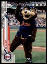 2020 Topps Opening Day Mascots #M-17 TC Bear - Minnesota Twins