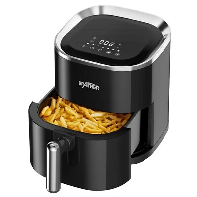 Grafner Heißluftfritteuse Fritteuse Heißluft Airfryer 3,6Liter digital 1200Watt - Bild 1 von 4