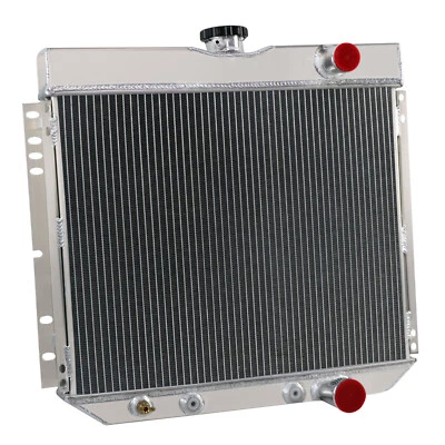 4-Row Aluminum Radiator fits 1964~1968 Ford Country Squire Sedan/Galaxie  L6 ,V8 - Image 1 of 4