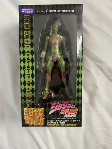 Super Action Statue JoJo Bizarre Adventures Golden Experience Requiem WF 2015 Cover