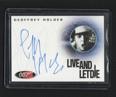 James Bond Heroes & Villains Autograph Auto A124 Geoffrey Holder Baron Samedi - Image 1 of 4