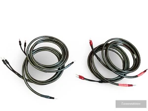 Chord Epic X Bi-Wire Audio Speaker Cable A Pair Terminated Chord Ohmic Plugs - Picture 1 of 7
