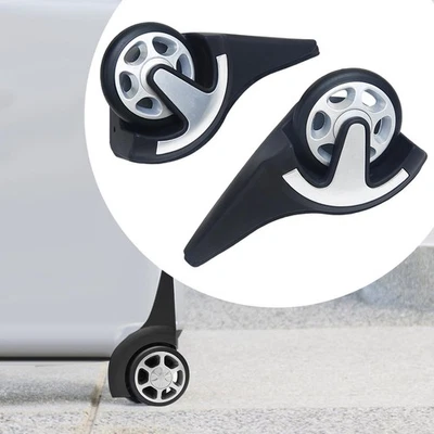 2x Ruedas de equipaje Bolsa de viaje de repuesto Esquina Direccional Resistente al desgaste Foto 1 de 4