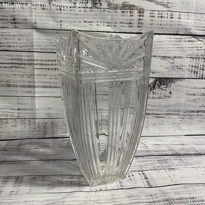 Marquis By Waterford Odyssey 10" Crystal Flower Vase - Image 1 of 4