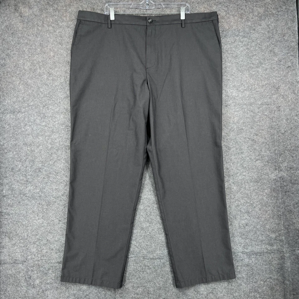 Pantalones Dockers Signature Caqui Para Hombre 44x32 Gris Calce Relajado D4 Algodón Espiga Foto 1 de 4