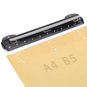 WorkLion 3 Ring Hole Punch for Binder, Portable Puncher, Office Assistant, Black - Picture 1 of 7